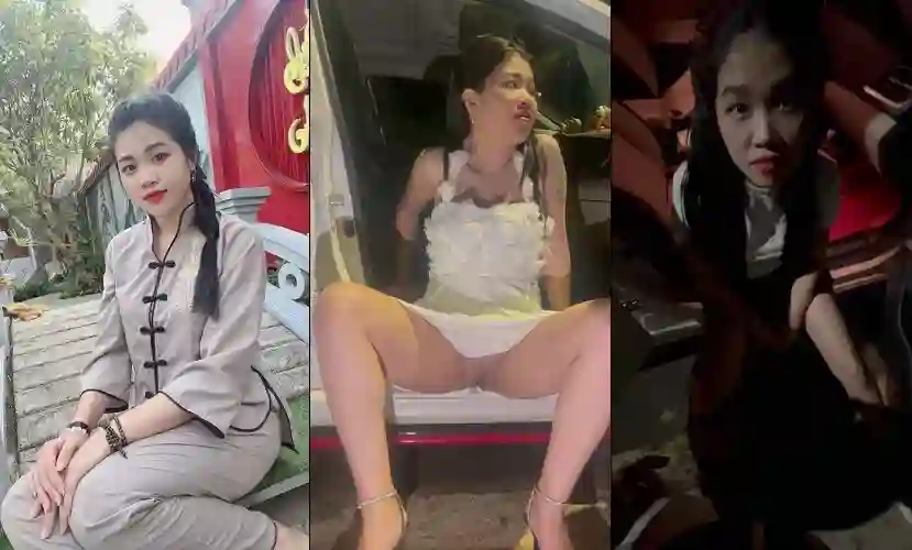 Bắt em cởi quần lót phô dâm public ở công viên