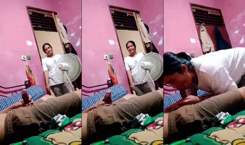 Đang quay tay thì mẹ bất ngờ vào phòng thanh niên còn bắt mẹ bú cu
