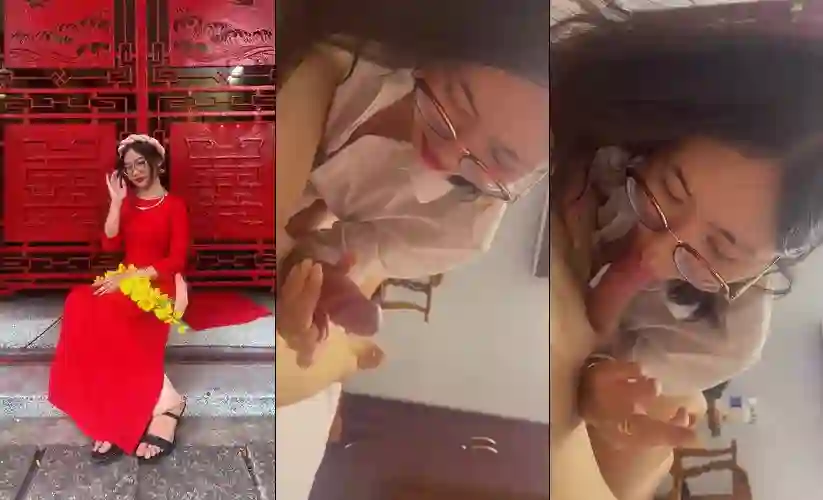 Em teen kính cận cu ngập mồm tí ói - phần 2