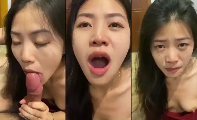Xuất tinh ngập mồm em ăn nuốt sạch ngon lành